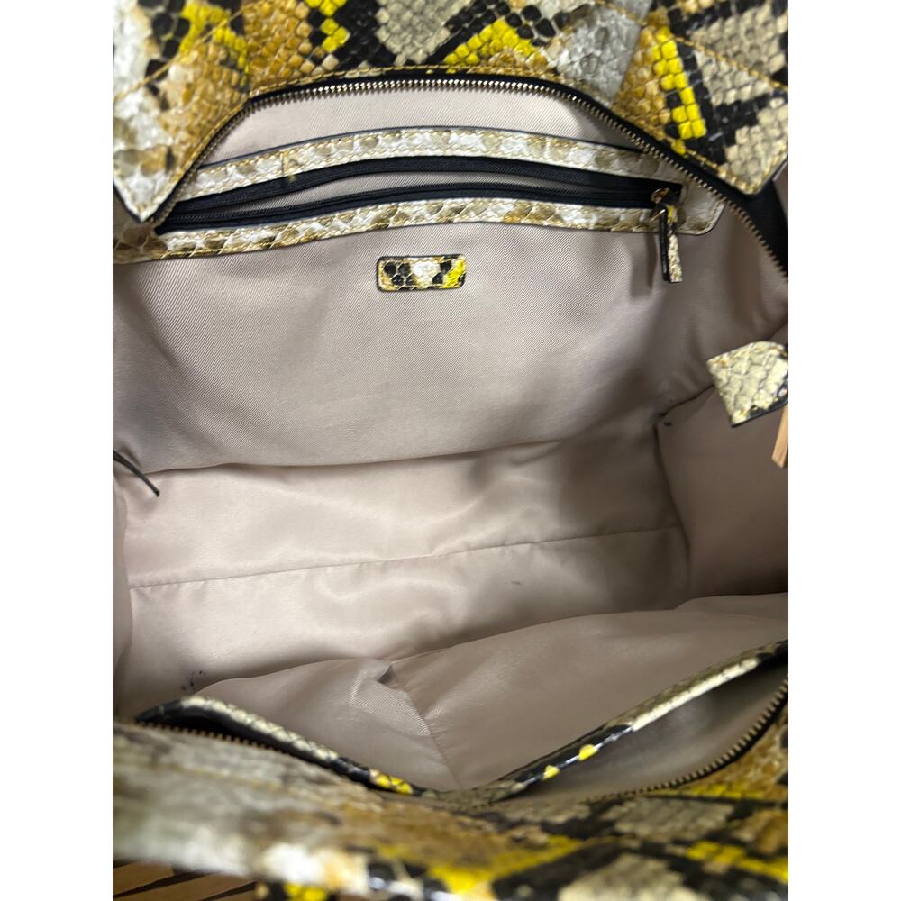 Jason Wu Snakeskin Print Gold Tote Bag - Picture 10 of 10